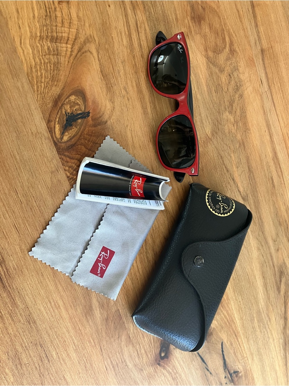 Red Ray-Ban Sunglasses - New Wayfarer (2010’s)
